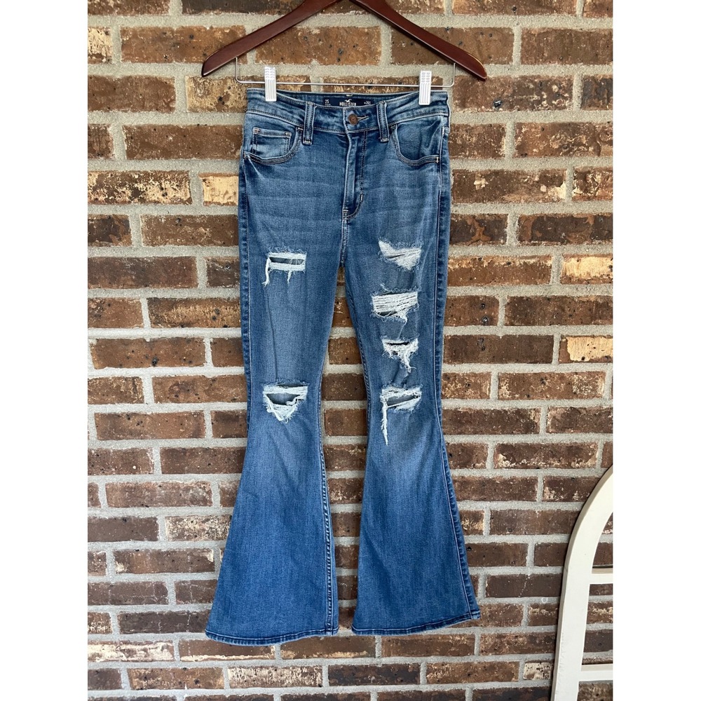 Hollister High-Rise Flare Jeans